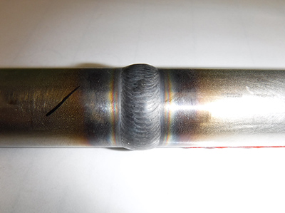 高圧水素用配管HRX19Ⓡ（φ21.7）自動溶接（フィラーワイヤ）